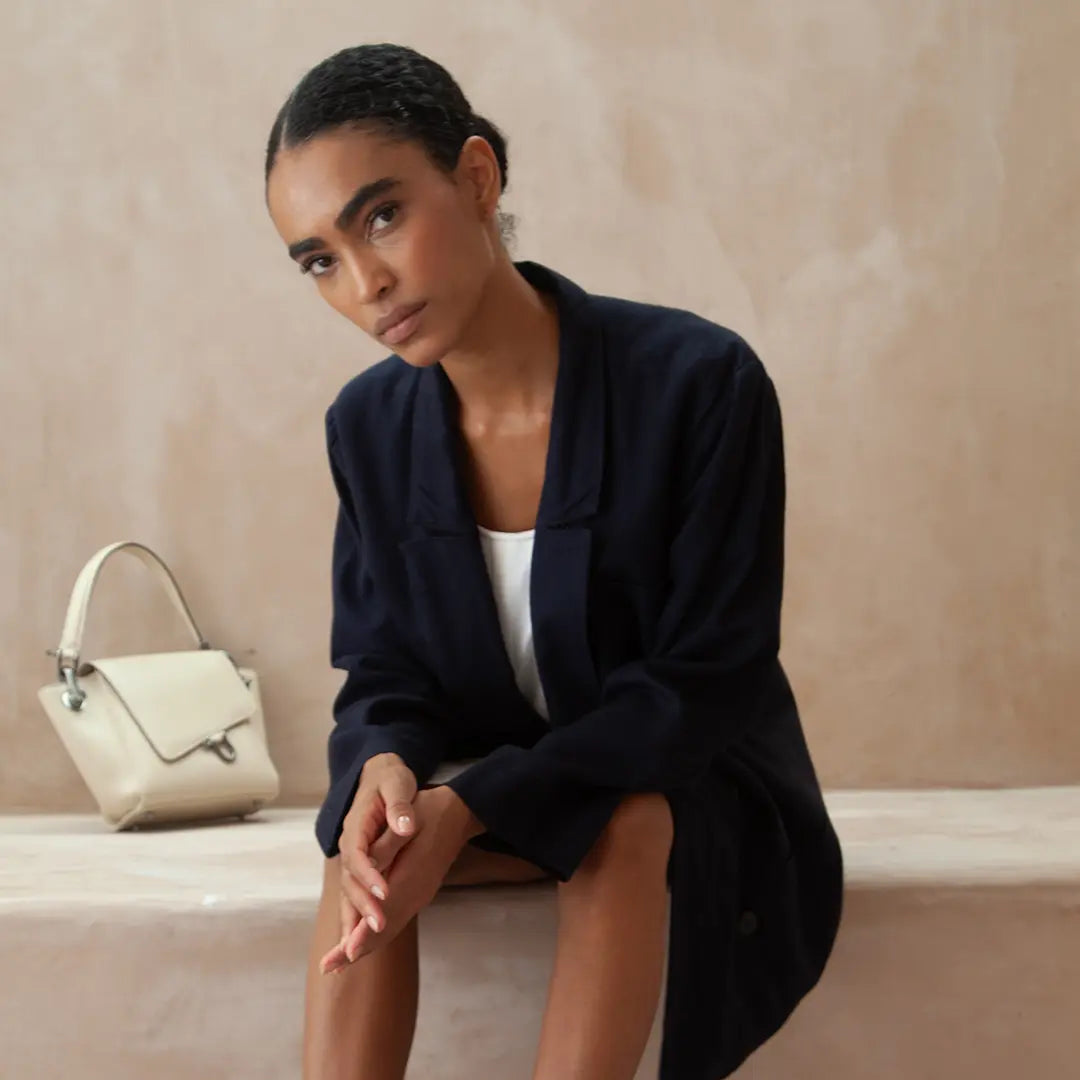 Mini Handbag Diagonal Off White
