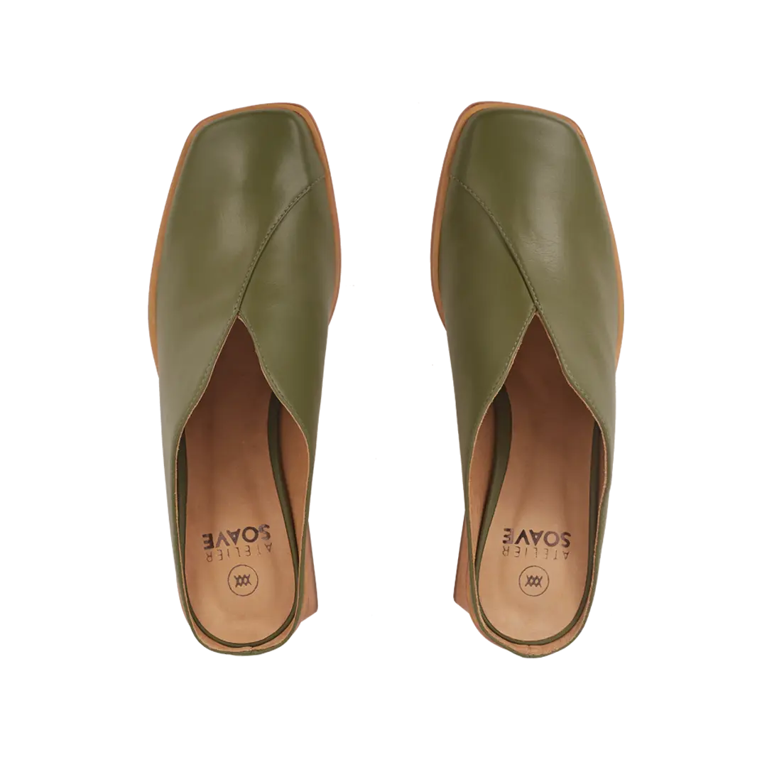 Mule MIra Verde Moss
