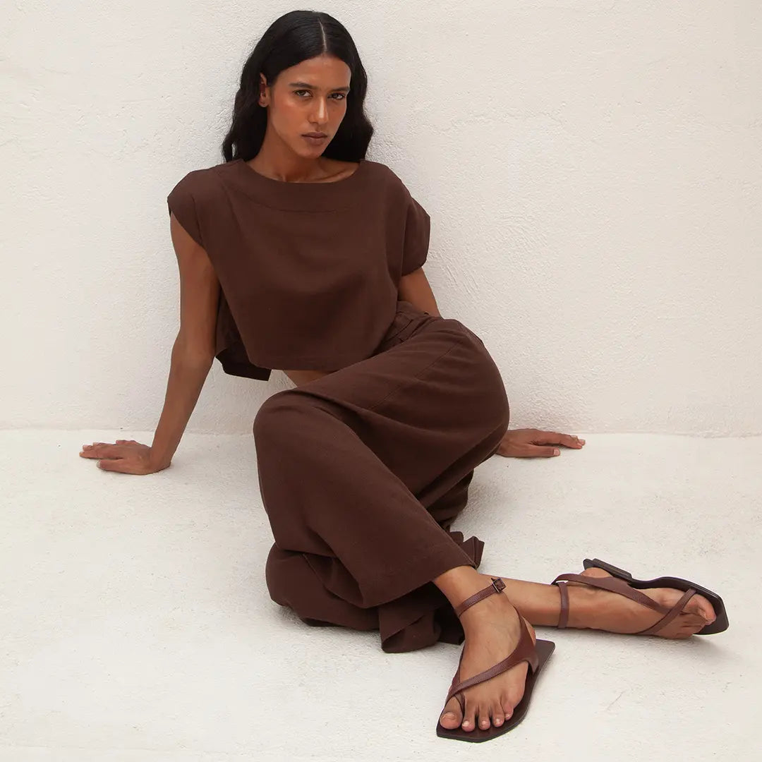 Sandália Nara Nutella