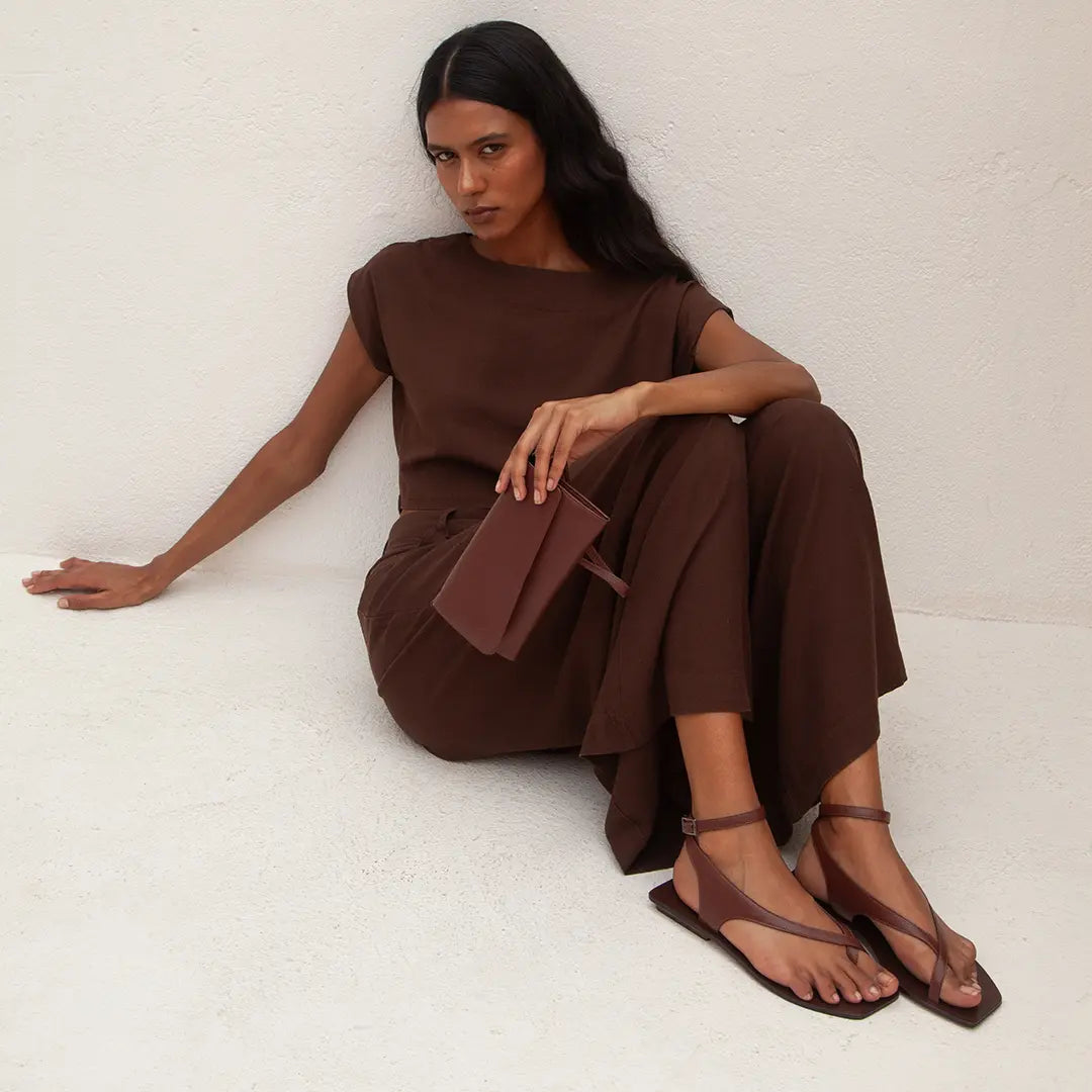 Sandália Nara Nutella