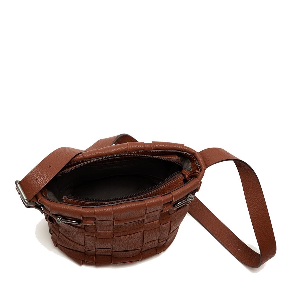 Bolsa Bucket Trama Off White - Atelier Soave