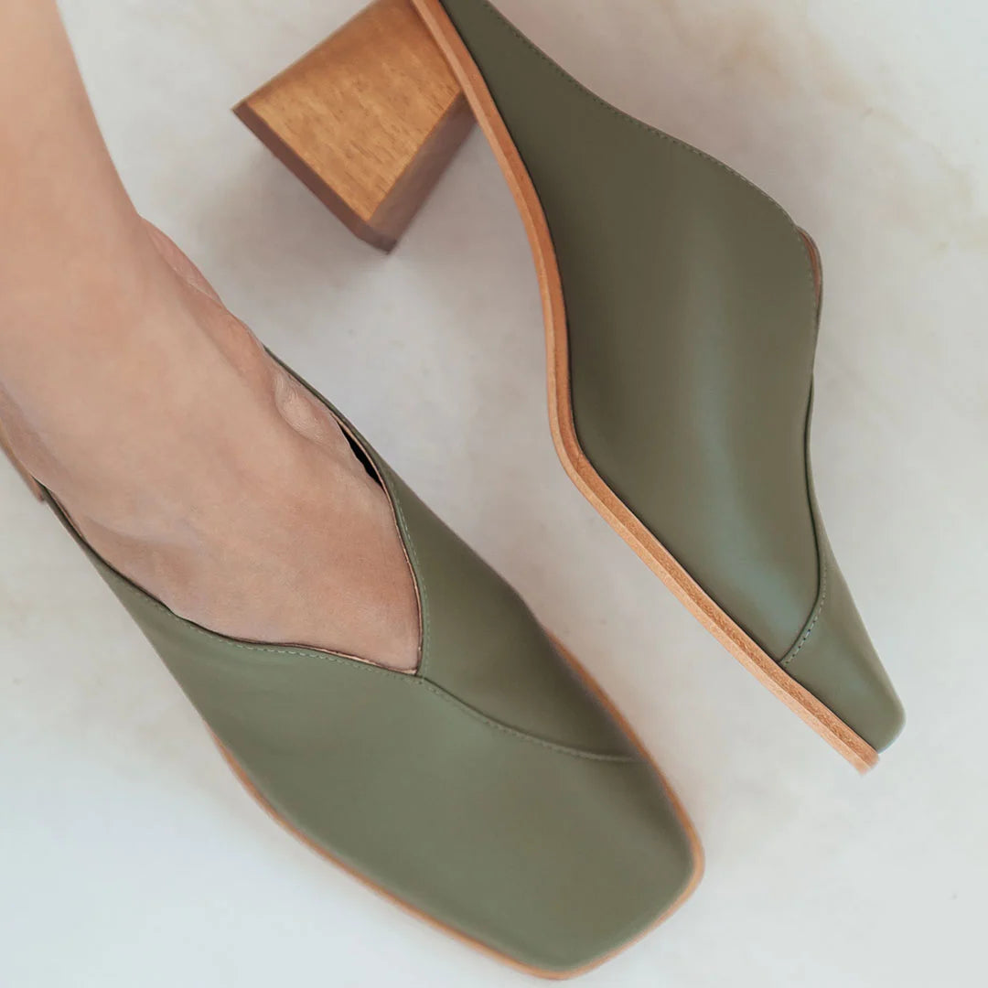 Mule MIra Verde Moss