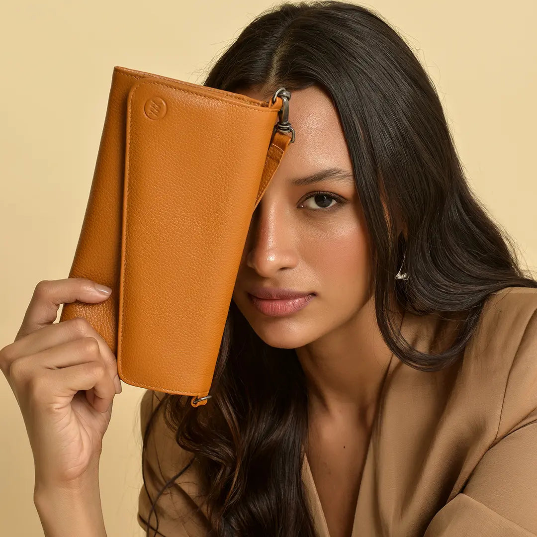 Bolsa Carteira Diagonal Mel