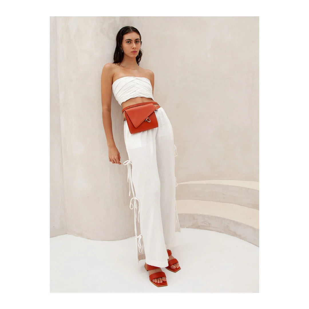 Sandália Debbie & Belt Bag Diagonal Terracota