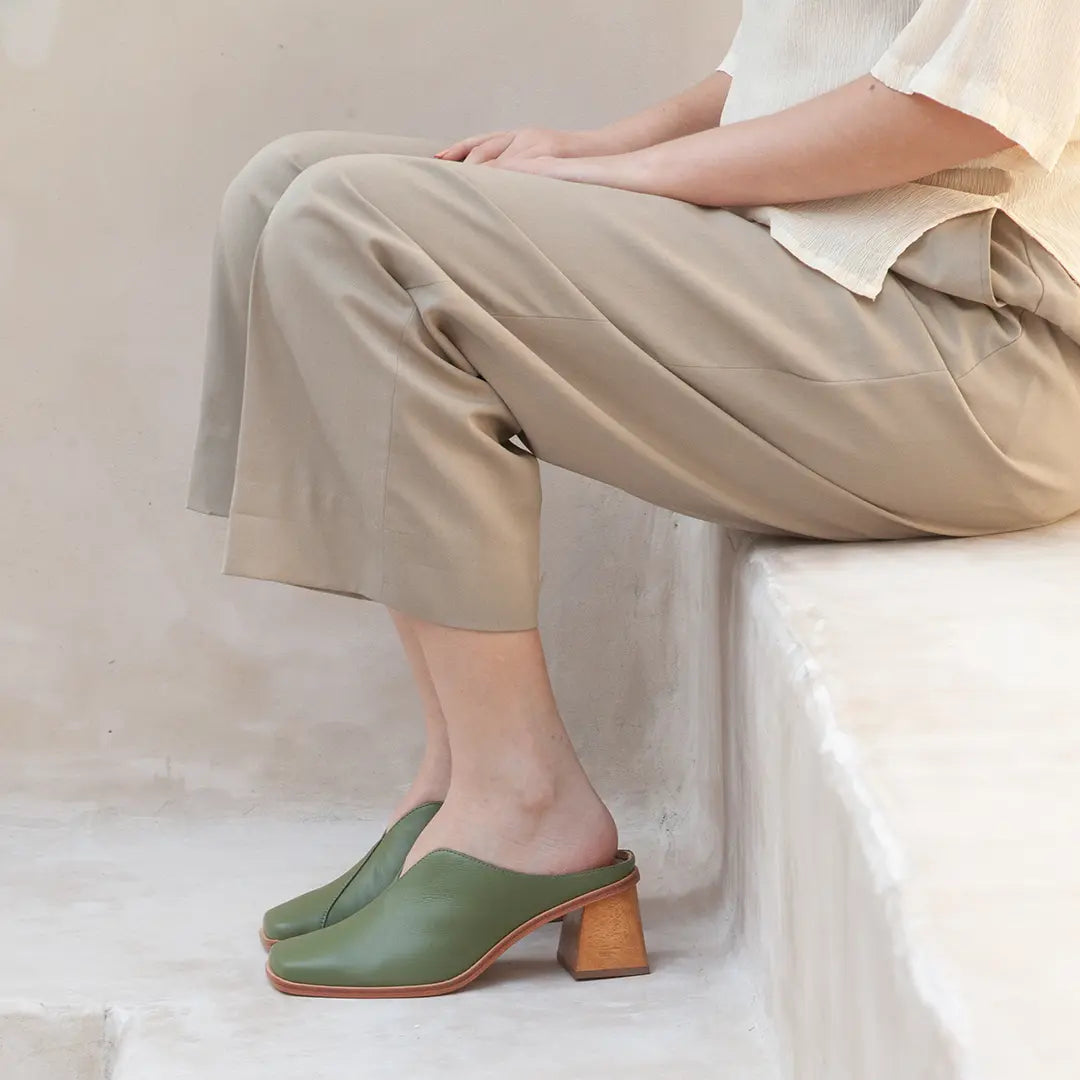 Mule MIra Verde Moss
