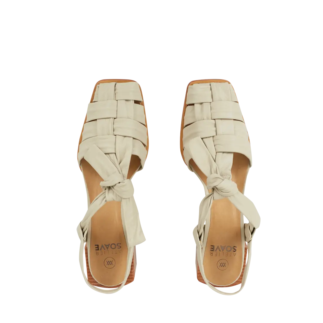 Sandália Nina Crema