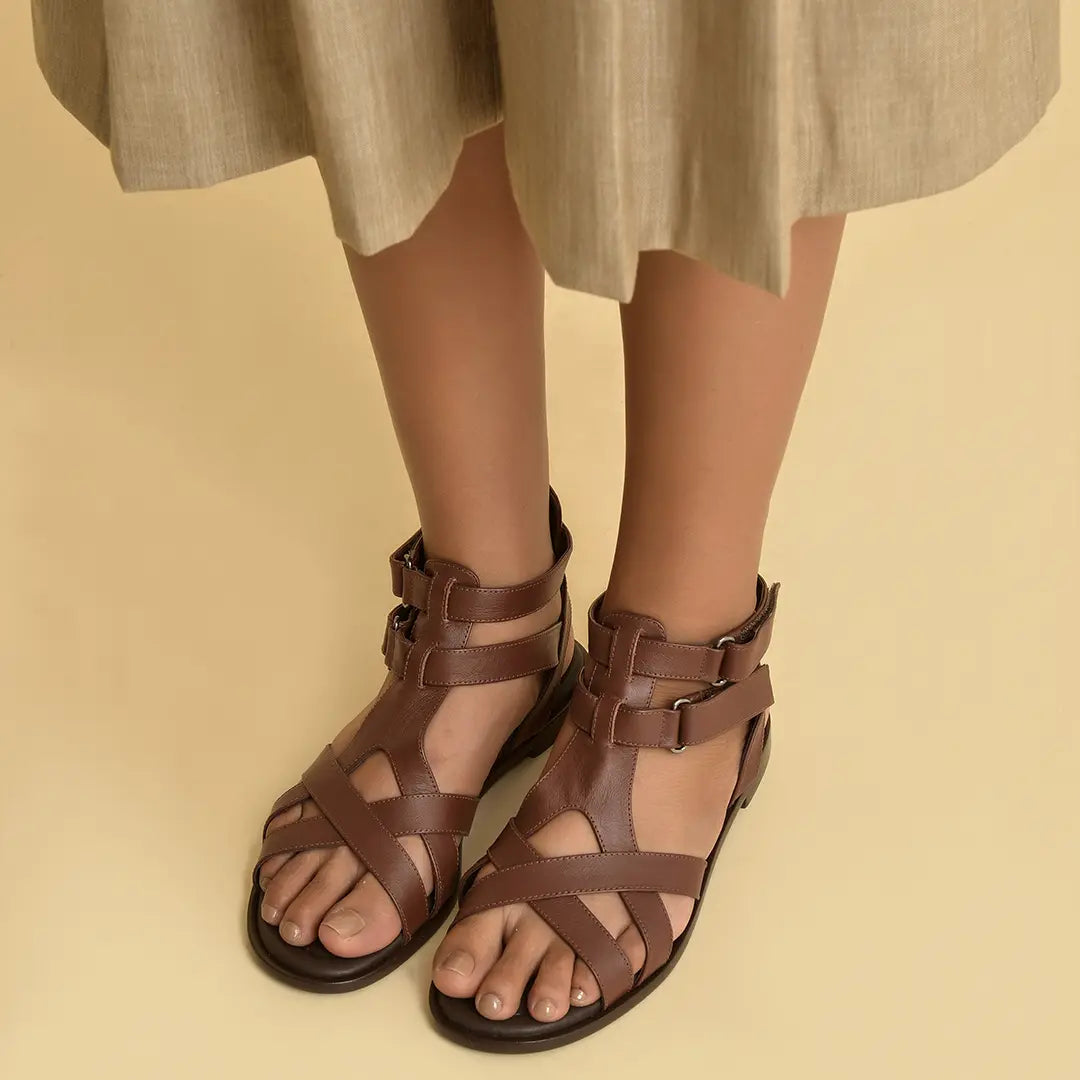 Sandália Zaha Nutella