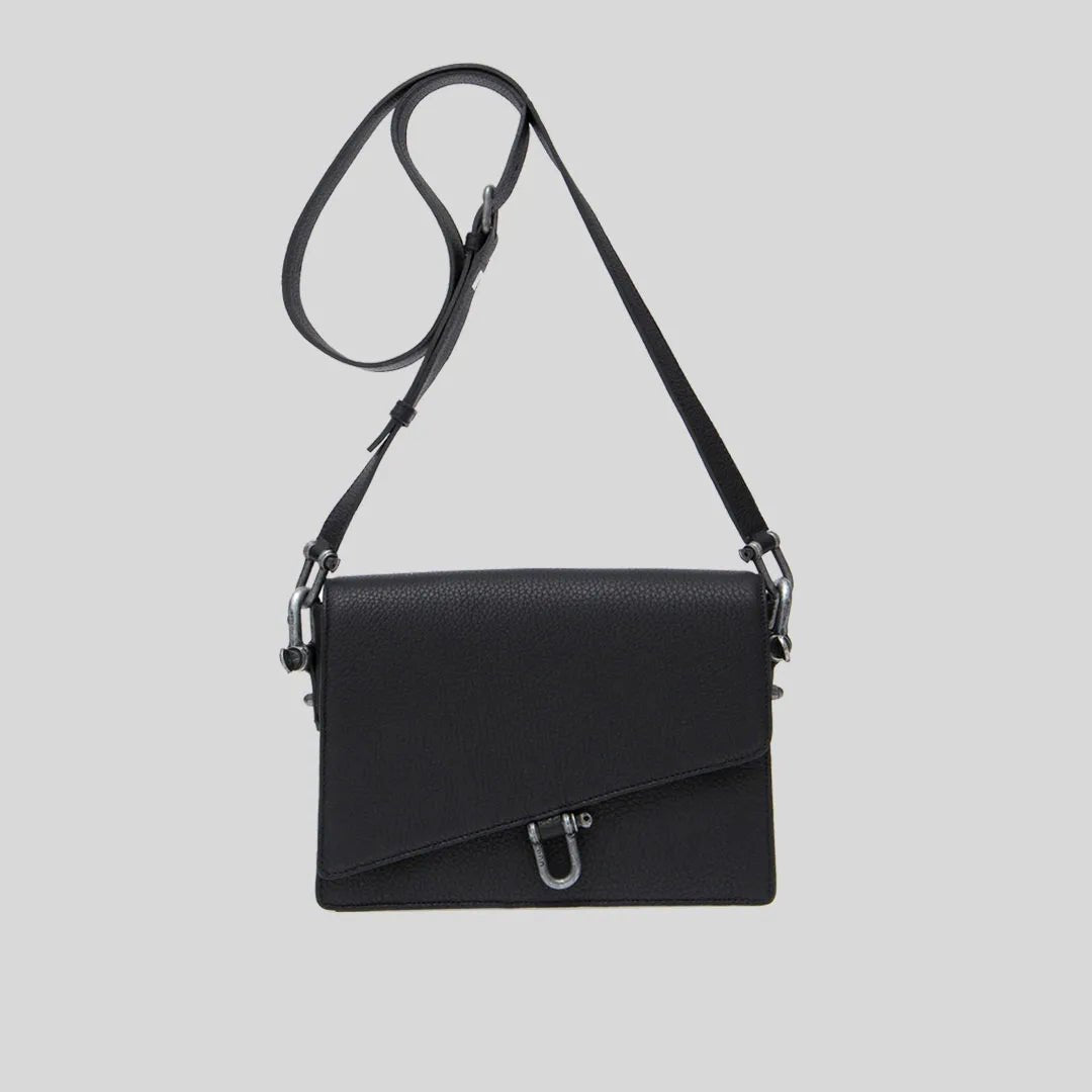 Block Bag Diagonal All Black - Atelier Soave