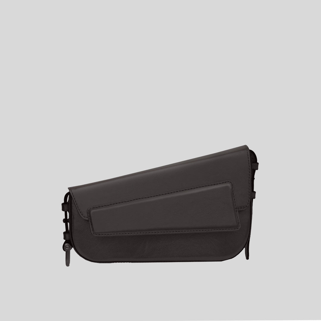 Bolsa Baguete Clark Allblack - Atelier Soave