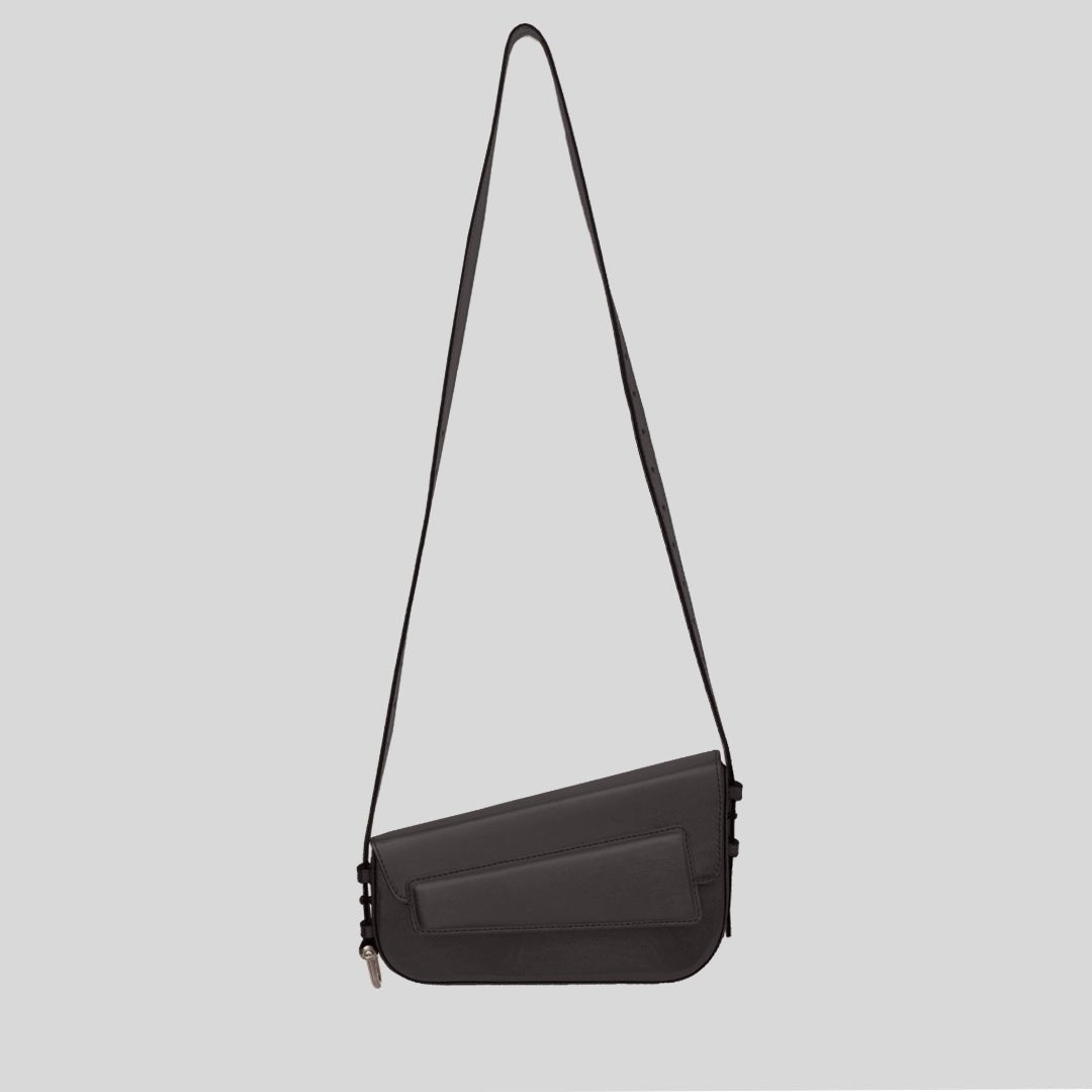 Bolsa Baguete Clark Allblack - Atelier Soave