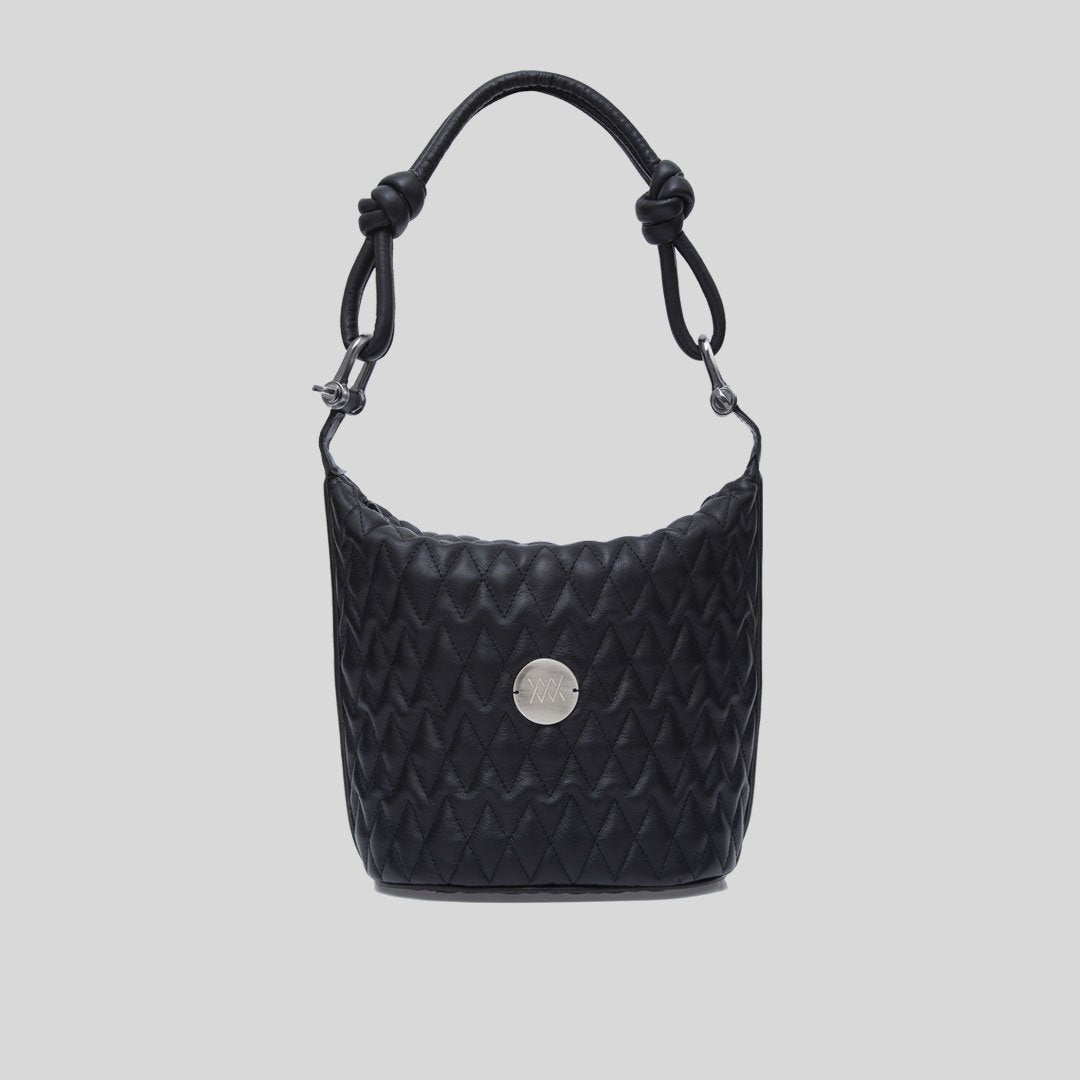 Bolsa Bucket Matelassê Allblack - Atelier Soave