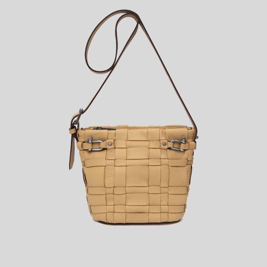 Bolsa Bucket Trama Caramelo - Atelier Soave