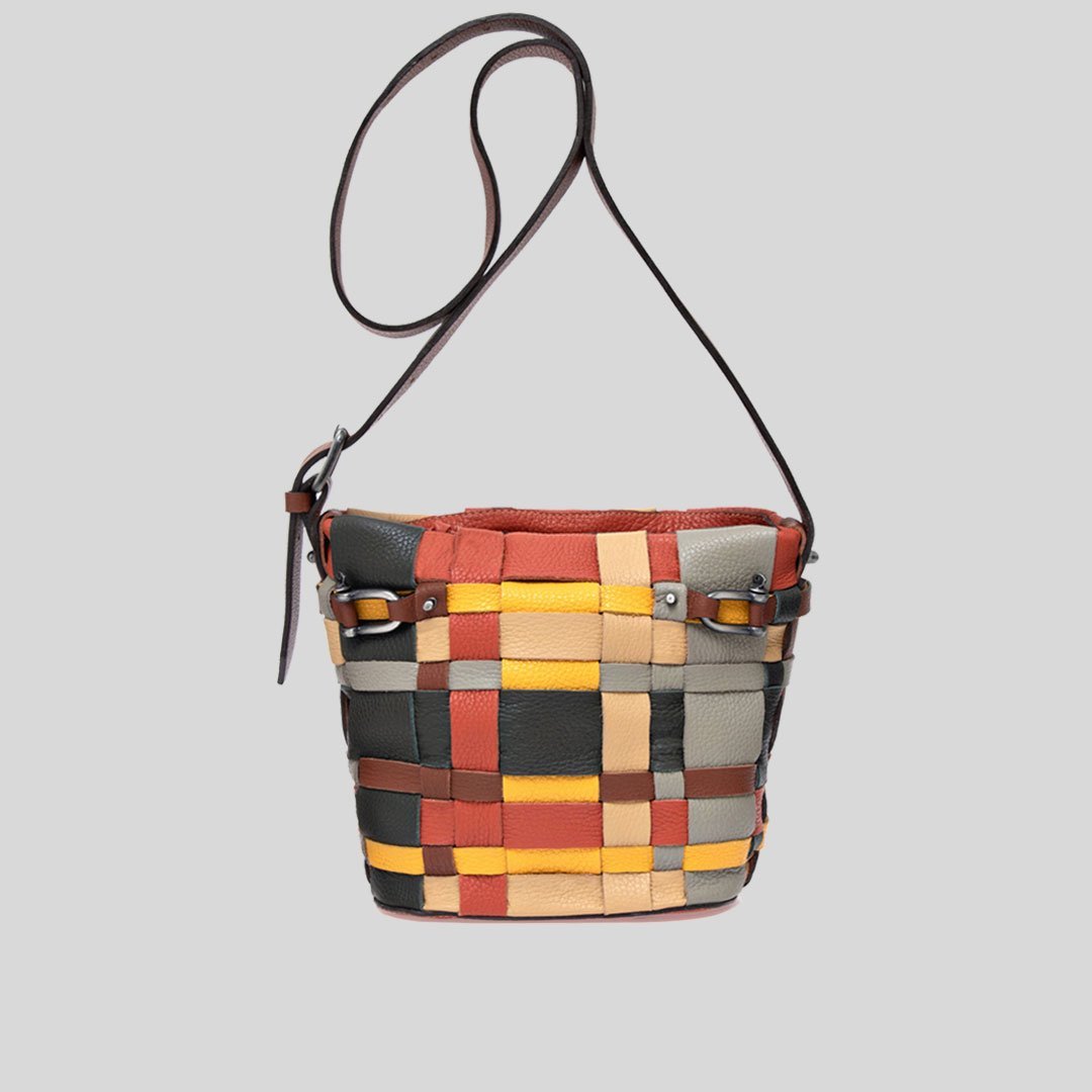 Bolsa Bucket Trama Colors - Atelier Soave